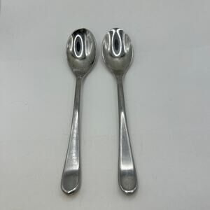 2 Tea Spoon Teaspoon Mikasa Brynley Satin (Stainless) 7"